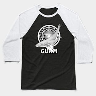 Humpback Whales Guam Baseball T-Shirt